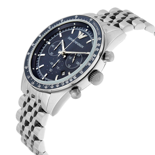 Emporio Armani Sportivo Chronograph Blue Dial Men's Watch AR6072 - The Watches Men & CO #2