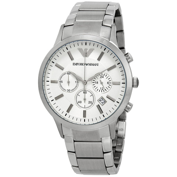 Emporio Armani Sportivo Chronograph Cream Dial Men's Watch #AR2458 - The Watches Men & CO