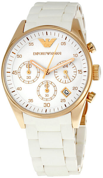 Emporio Armani Sportivo Chronograph Ladies Watch AR5920 - The Watches Men & CO