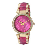 Michael Kors Parker Pink Mother Of Pearl Dial Ladies Watch MK6490