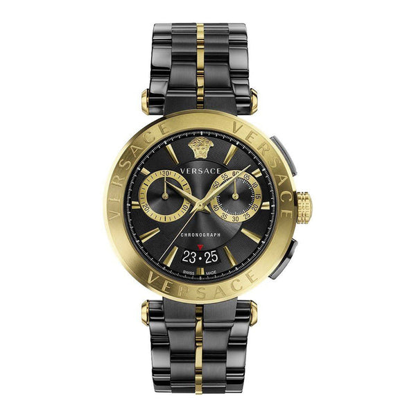 Versace Aion Black Chronograph Men's Watch  VE1D01620 - The Watches Men & CO