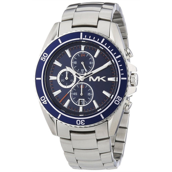 Michael Kors JetMaster Chronograph Blue Dial Men's Watch  MK8354 - The Watches Men & CO