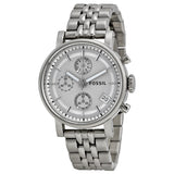 Fossil Boyfriend Chronograph Stainless Steel Ladies Watch ES2198 - The Watches Men & CO
