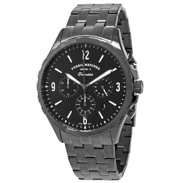 Fossil Chronograph Quartz Black Dial Men's Watch FS5606 - The Watches Men & CO