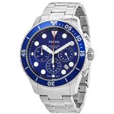 Fossil FB - 03 Chronograph Quartz Blue Dial Men's Watch #FS5724 - The Watches Men & CO