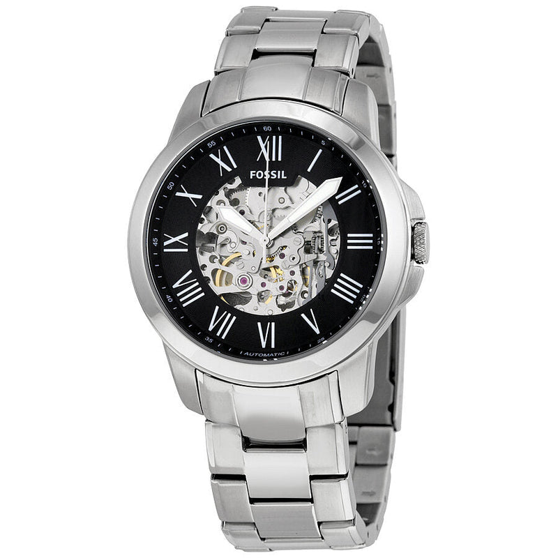 Fossil Grant Automatic Black Skeleton Dial Men's Watch ME3103 - The Watches Men & CO