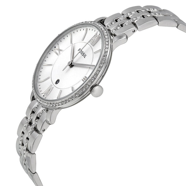 Fossil Jacqueline Silver Dial Stainless Steel Ladies Watch ES3545 - The Watches Men & CO #2