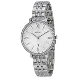 Fossil Jacqueline Silver Dial Stainless Steel Ladies Watch ES3545 - The Watches Men & CO