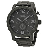 Fossil Nate Chronograph Black Dial Black Ion-plated Men's Watch #JR1401 - The Watches Men & CO