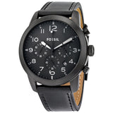 Fossil Pilot 54 Black Dial Men's Chronograph Watch FS5157 - The Watches Men & CO