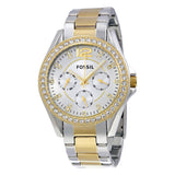 Fossil Riley Multi-Function Two-tone Ladies Watch #ES3204 - The Watches Men & CO