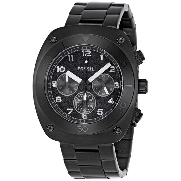 Fossil Sport Chronograph Black Ion-plated Stainless Steel Men's Watch CH2777 - The Watches Men & CO