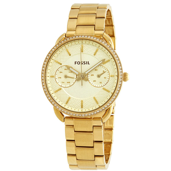 Fossil Tailor Crystal White Dial Ladies Watch ES4263 - The Watches Men & CO