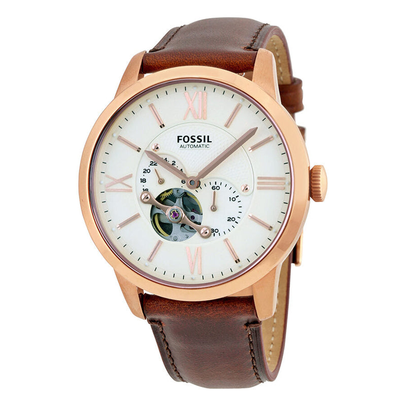 Fossil Townsman Automatic Beige Dial Men's Watch ME3105 - The Watches Men & CO