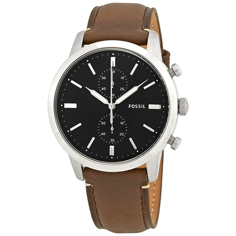Fossil Townsman Chronograph Black Dial Men's Watch FS5280 - The Watches Men & CO