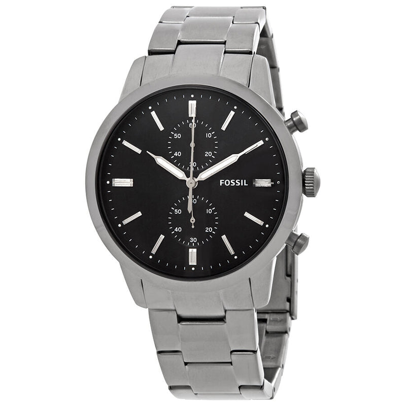 Fossil Townsman Chronograph Black Dial Men's Watch FS5349 - The Watches Men & CO