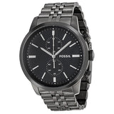 Fossil Townsman Chronograph Grey Dial Smoke Ion-plated Men's Watch FS4786 - The Watches Men & CO