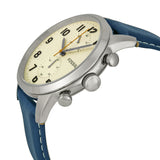 Fossil Townsman Chronograph White Dial Blue Leather Men's Watch FS4932 - The Watches Men & CO #2