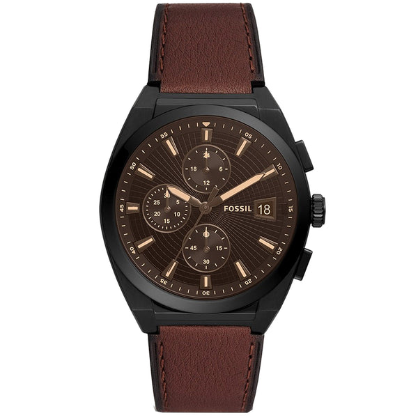 Fossil Everett Chronograph Quartz Black Dial Men's Watch FS5798