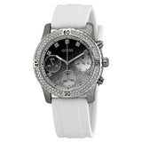 Guess Confetti Crystal Black and White Dial Ladies Watch W1098L1 - The Watches Men & CO