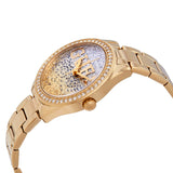 Guess Glitter Girl Gold and Silver Glitter Dial Ladies Watch W0987L2 - The Watches Men & CO #2