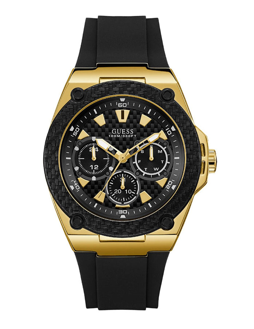 Guess Legacy Quartz Black Dial Men's Watch W1049G5 – The Watches