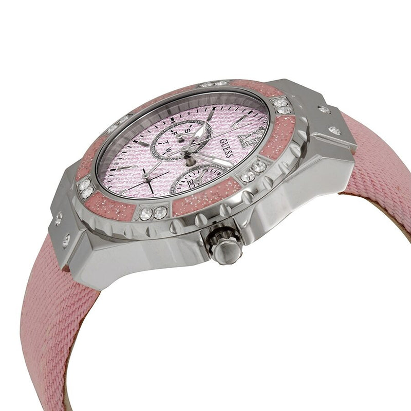 Guess Limelight Quartz Crystal Pink Dial Ladies Watch W0775L15 - The Watches Men & CO #2