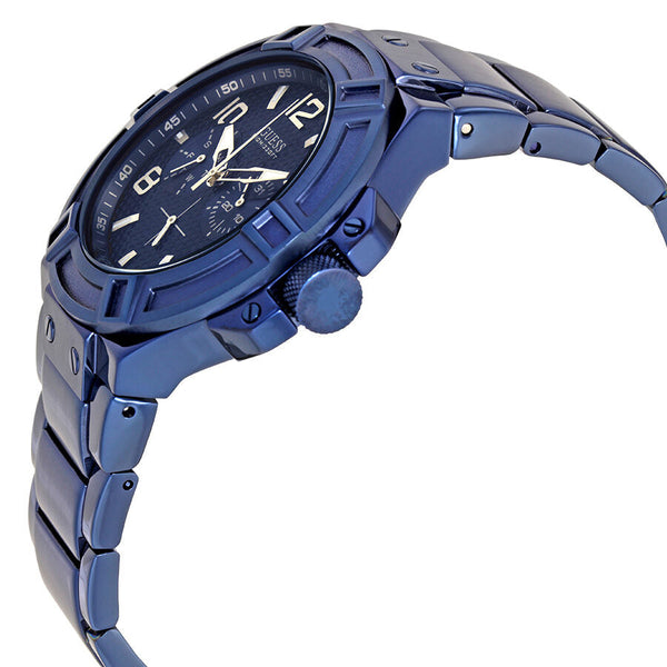 Guess Rigor Multi-Function Blue Dial Men's Watch W0218G4 - The Watches Men & CO #2