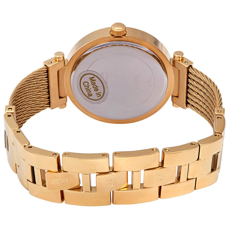 Guess Soho Crystal Gold Dial Yellow Gold PVD Ladies Watch W0638L2 - The Watches Men & CO #3