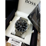Hugo Boss Chronograph Black Dial Stainless Steel Men's Watch 1512446