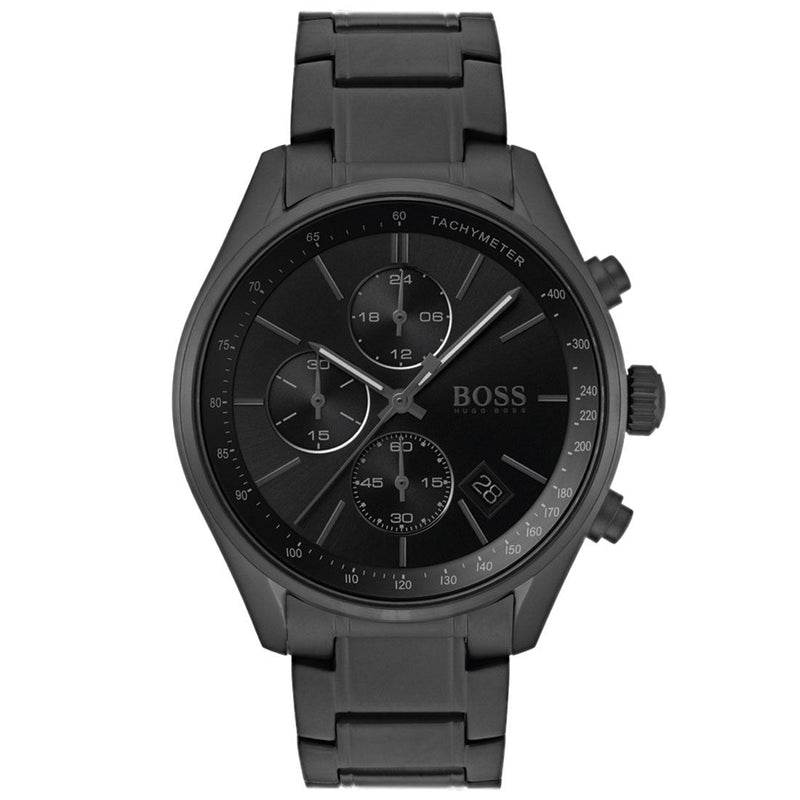 Hugo Boss Men's Grand Prix Black Watch  HB1513676 - The Watches Men & CO