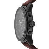 Armani Exchange Chronograph Brown Leather Men's Watch AX1732 - The Watches Men & CO #2