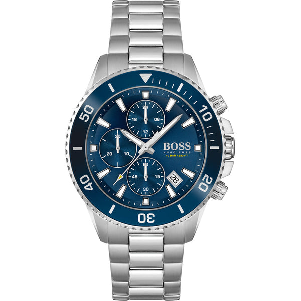 Hugo Boss Admiral Chronograph Blue Dial Men's Watch  1513907 - The Watches Men & CO