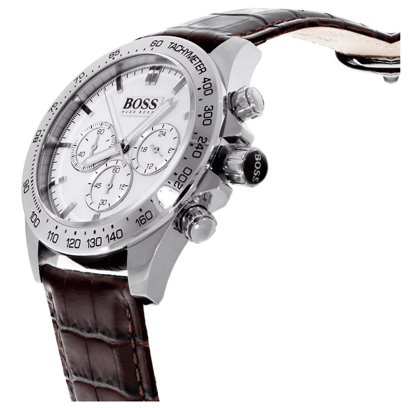 Hugo Boss Ikon Chronograph White Dial Men's Watch 1513175 - The Watches Men & CO #3