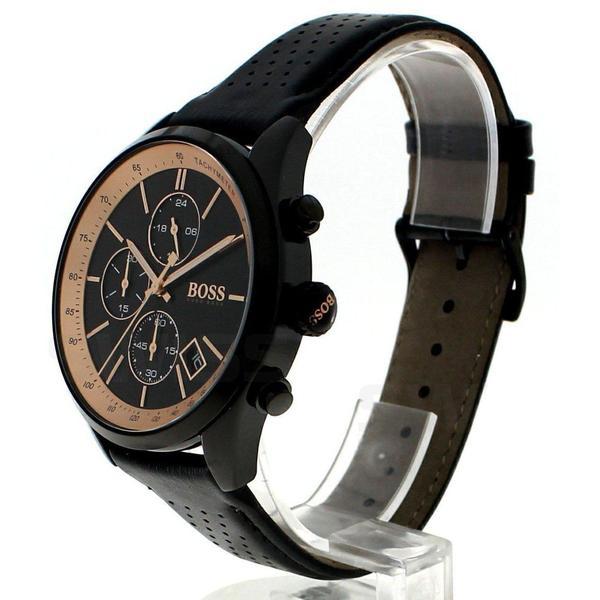 Hugo Boss Grand Prix Chronograph Black Dial Men's Watch 1513550 - The Watches Men & CO #3