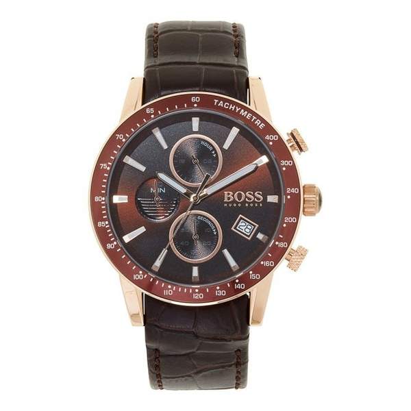 Hugo Boss Rafale Chronograph Brown Dial Men's Watch  1513392 - The Watches Men & CO