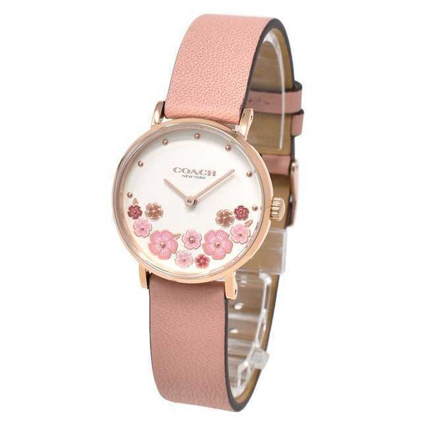 Coach Perry Pink Leather Women's Watch  14503769 - The Watches Men & CO