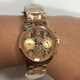 Guess Mini Sunrise Multi-Function Rose Gold Tone Ladies Watch W0448L9 - The Watches Men & CO #2