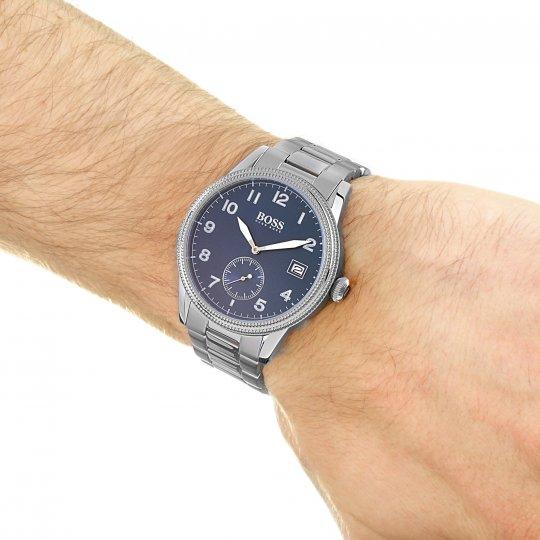 Hugo Boss Blue Dial Silver Men's Watch#1513707 - The Watches Men & CO #7
