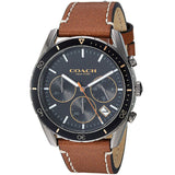 Coach Thompson Brown Leather Strap Men's Watch  14602410 - The Watches Men & CO