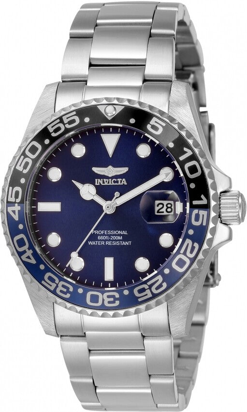 Invicta Pro Diver Quartz Blue Dial Batman Bezel Ladies Watch 33259 - The Watches Men & CO