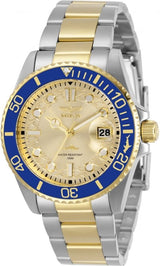 Invicta Pro Diver Quartz Gold Dial Ladies Watch 30482 - The Watches Men & CO