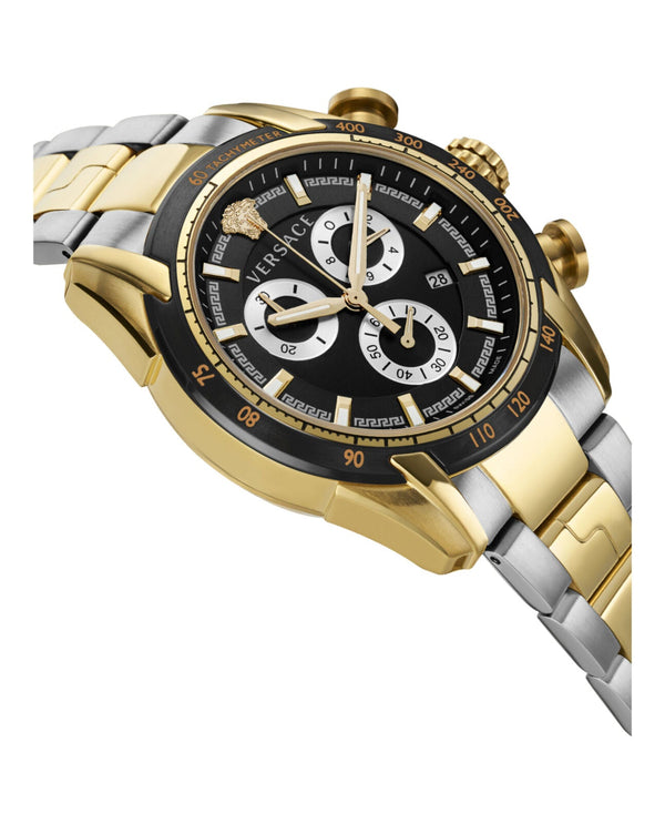 Versace V-Ray Chronograph Two-Tone Men's Watch VE2I00421 - The Watches Men & CO #2