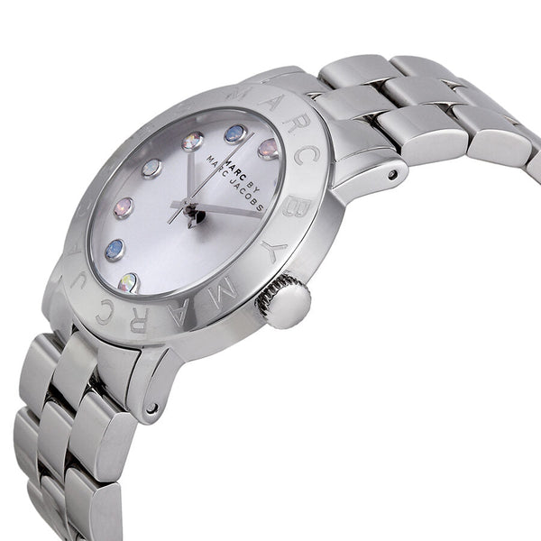 Marc by Marc Jacobs Amy Dexter Silver Dial Stainless Steel Ladies Watch MBM3214 - The Watches Men & CO #2