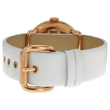 Marc by Marc Jacobs Amy White Dial White Leather Ladies Watch MBM1180 - The Watches Men & CO #3