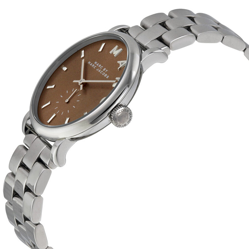 Marc by Marc Jacobs Baker Brown Dial Stainless Steel Ladies Watch MBM3329 - The Watches Men & CO #2