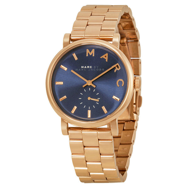 Marc by Marc Jacobs Baker Navy Dial Ladies Watch #MBM3330 - The Watches Men & CO