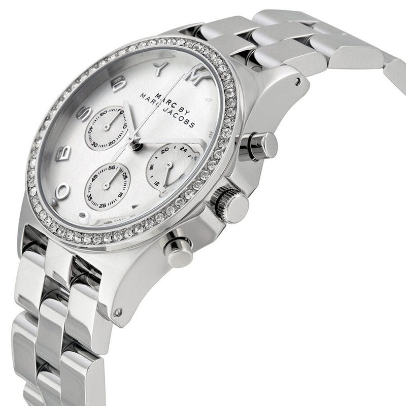 Marc By Marc Jacobs Henry Chronograph Silver Dial Stainless Steel