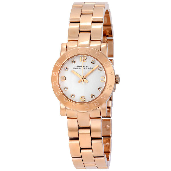 Marc by Marc Jacobs Mini Amy White Dial Ladies Watch MBM3078 - The Watches Men & CO