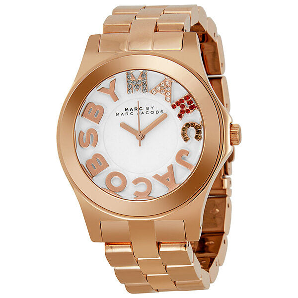 Marc by Marc Jacobs Rivera Rose Gold Ion-plated Unisex Watch MBM3138 - The Watches Men & CO
